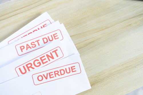overdue bills