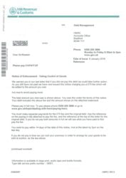 enforcement letter