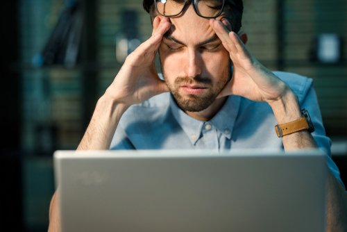 worried businessman