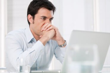 pensive director